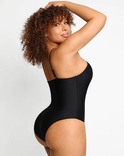 Yocwear Crisscross Front One-Piece Body Sculpting Swimsuit