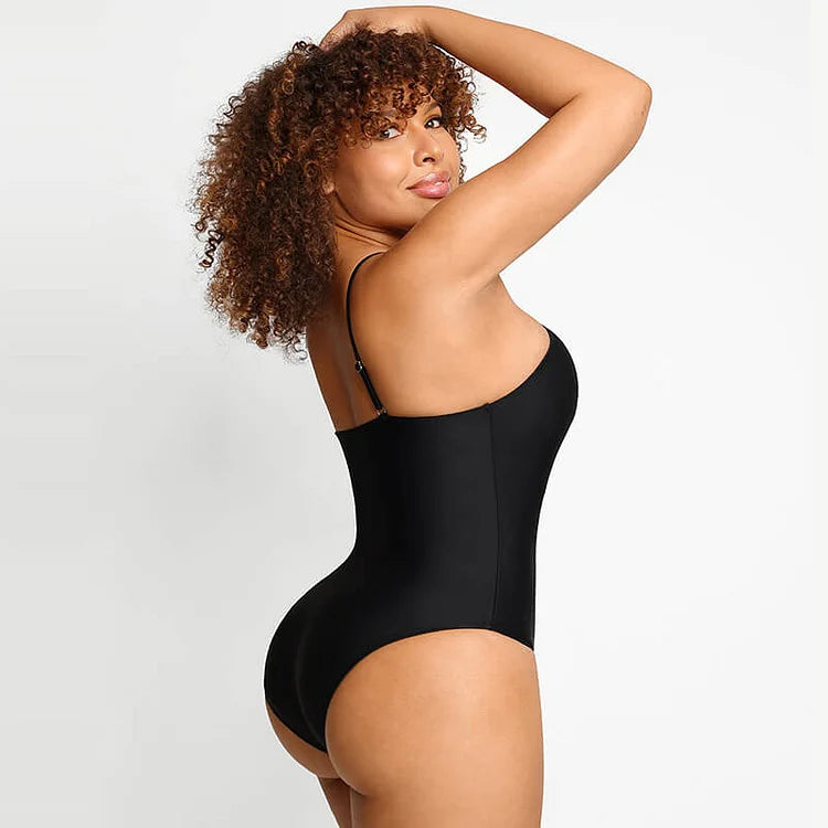 Yocwear Crisscross Front One-Piece Body Sculpting Swimsuit