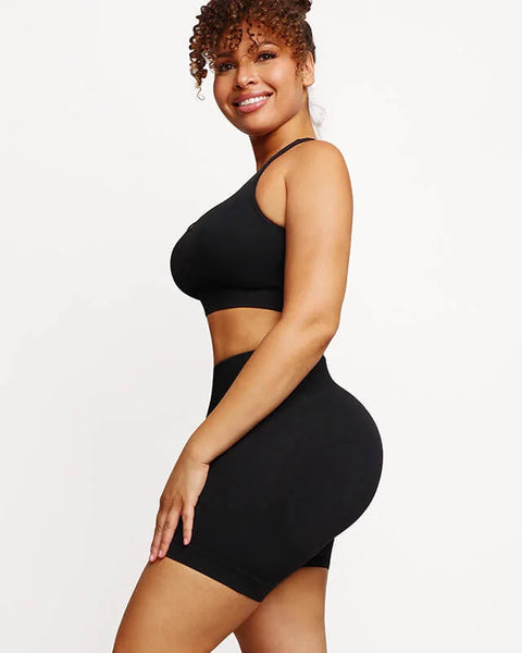 Yocwear Sporty Sports Bra and Biker Shorts Set