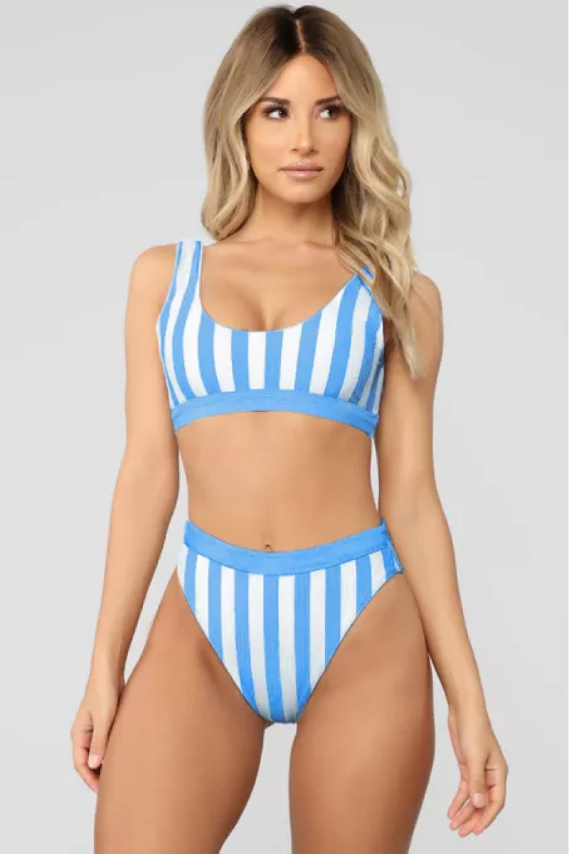 Yocwear Sexy Striped High Waist Bikini