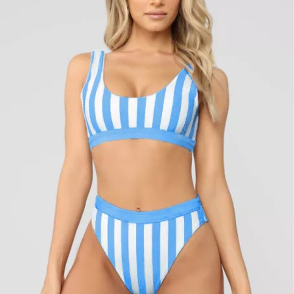 Yocwear Sexy Striped High Waist Bikini