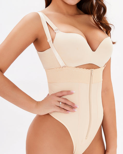 Yocwear Under Bust Thong Shaping Bodysuit