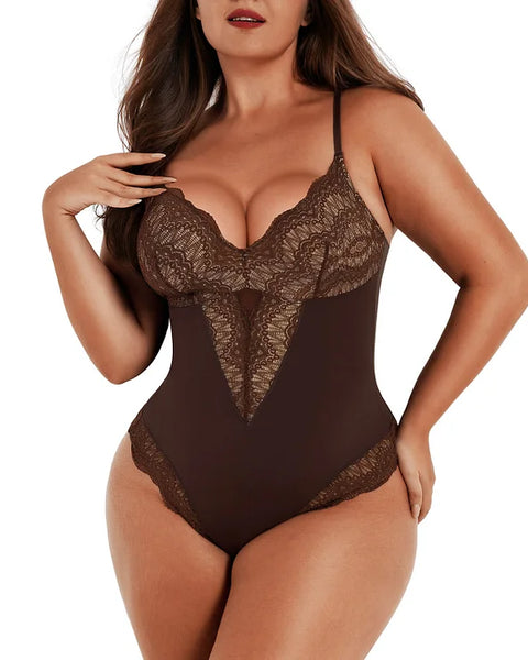 Yocwear Lace Sexy Low-back Bodysuit