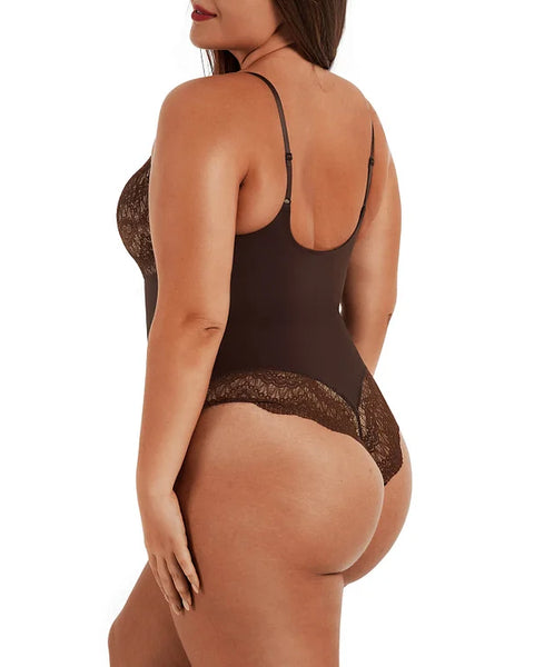 Yocwear Lace Sexy Low-back Bodysuit