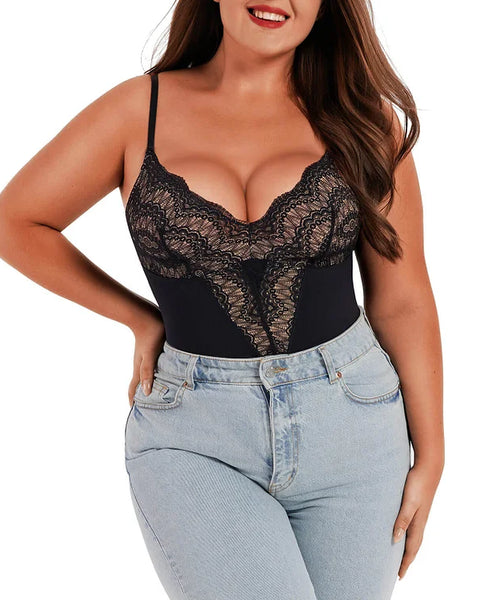 Yocwear Lace Sexy Low-back Bodysuit