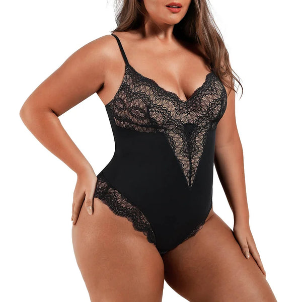 Yocwear Lace Sexy Low-back Bodysuit