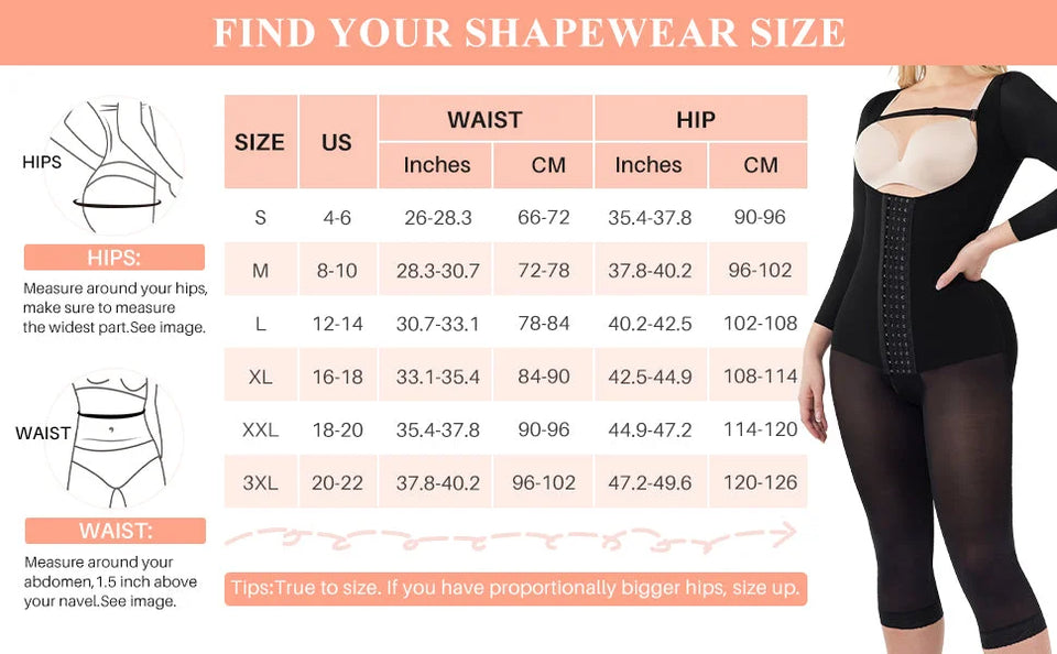 Yocwear Vivo Full Body Compression Shaper