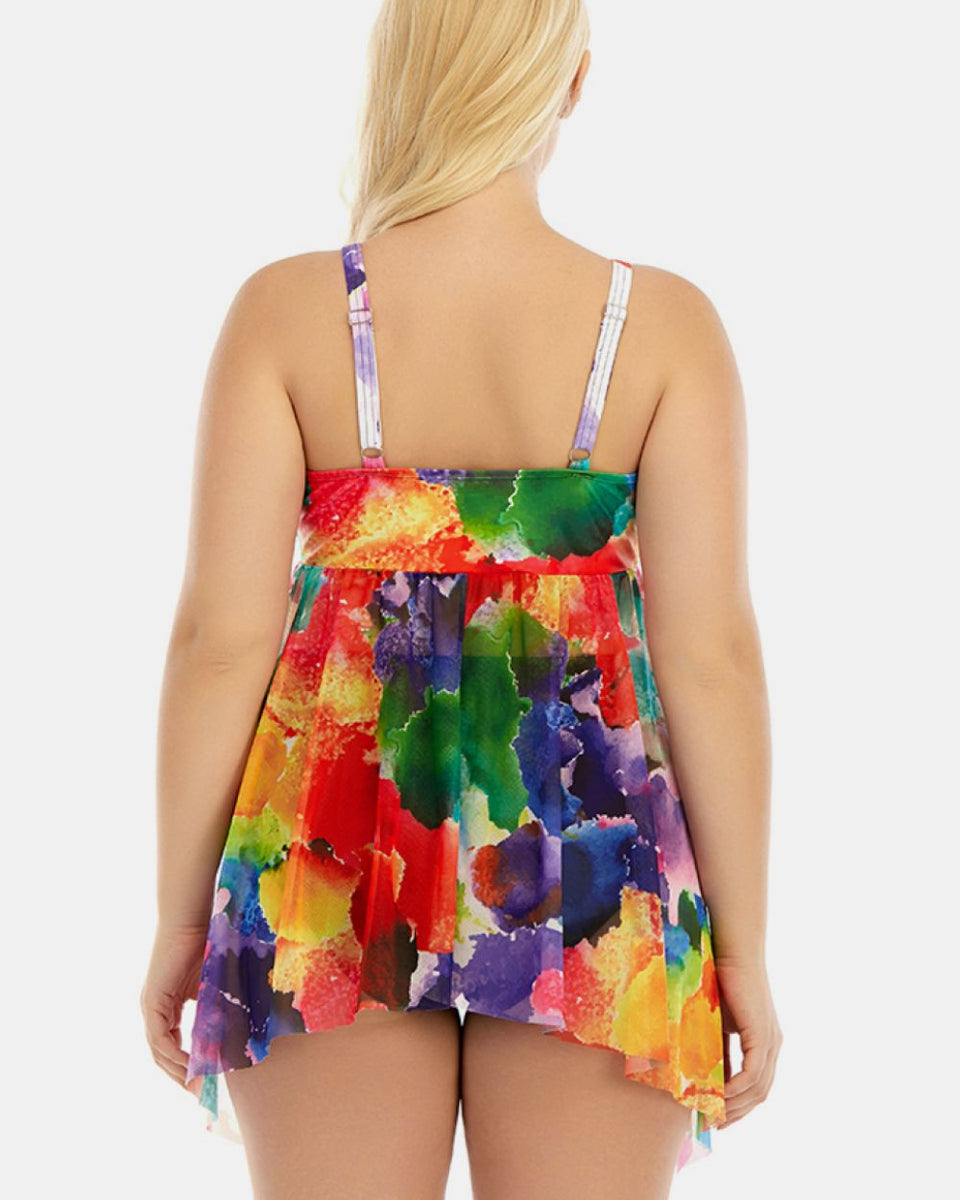 Yocwear Abstract Print Sexy Swim Set