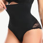 Yocwear Lace Detail High Waist Shaping Shorts